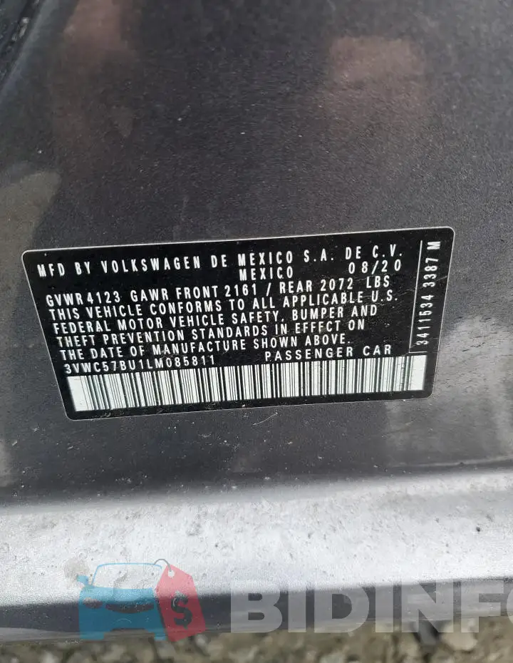 3VWC57BU1LM085811 Photo# 12
