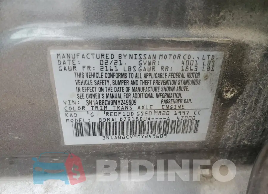 3N1AB8CV9MY249609 Photo# 12