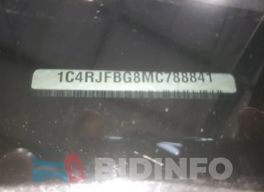 1C4RJFBG8MC788841 Photo# 14