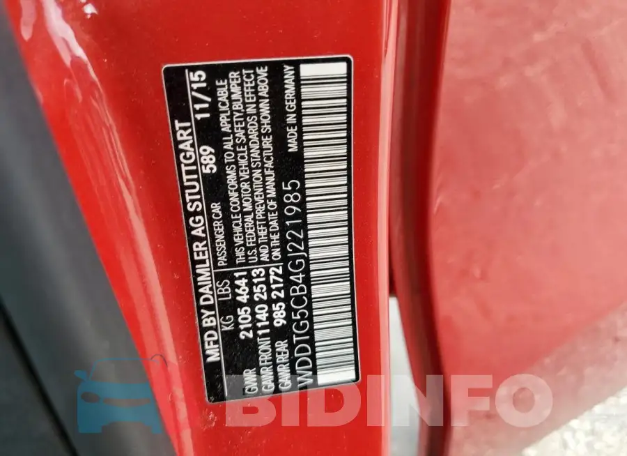 WDDTG5CB4GJ221985 Photo# 12