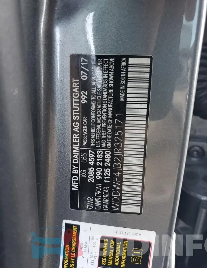 WDDWF4JB2JR325171 Photo# 12