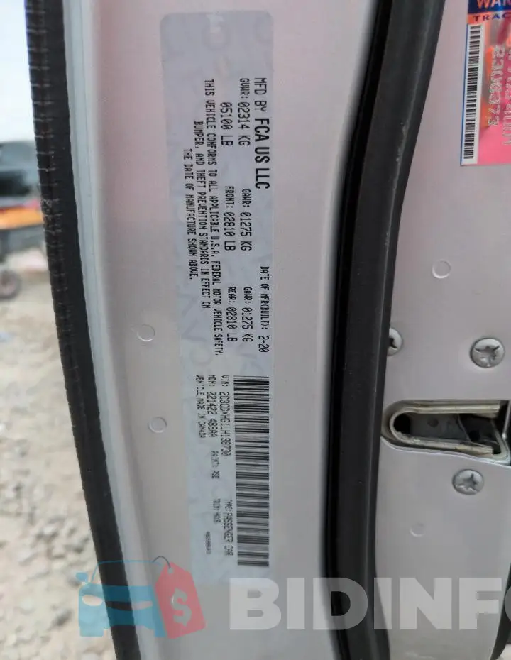 2C3CDXHG1LH138730 Photo# 12