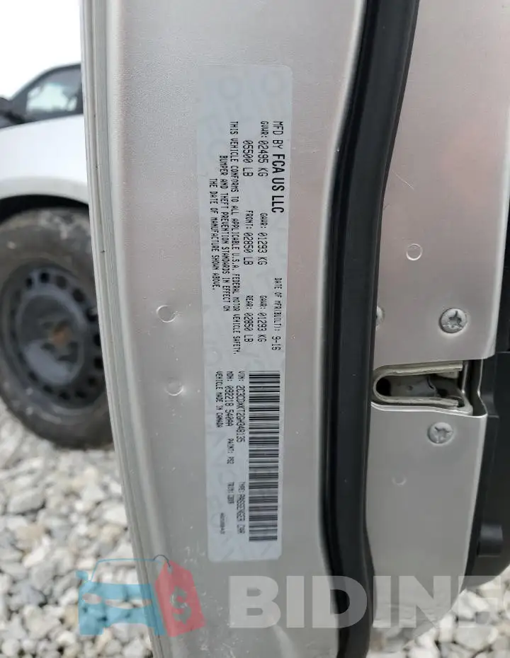2C3CDXKT2GH348135 Photo# 12