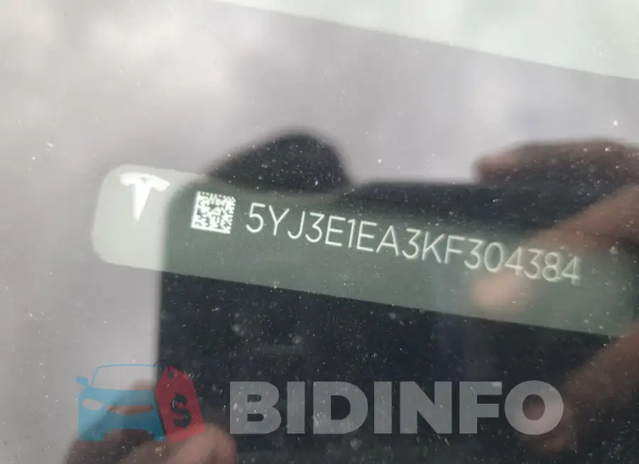 5YJ3E1EA3KF304384 Photo# 12