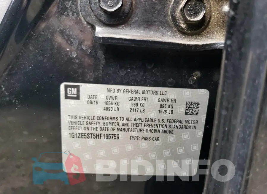 1G1ZE5ST5HF105759 Photo# 13
