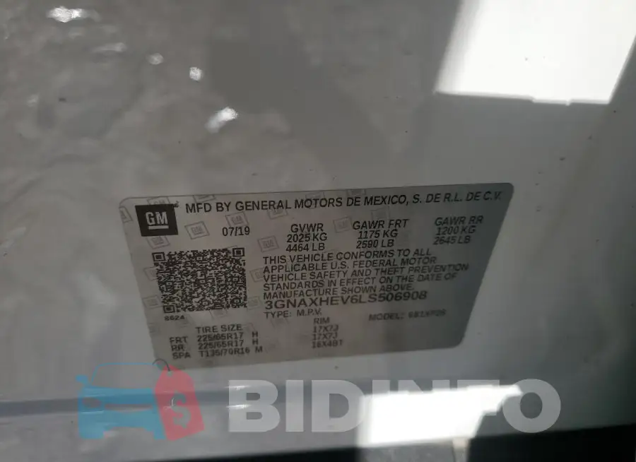3GNAXHEV6LS506908 Photo# 13