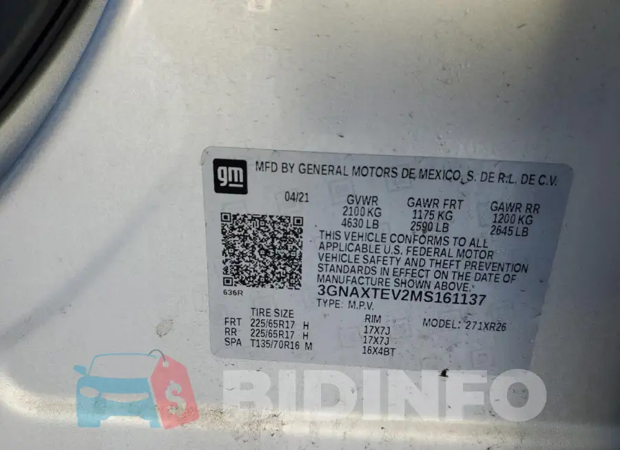3GNAXTEV2MS161137 Photo# 12