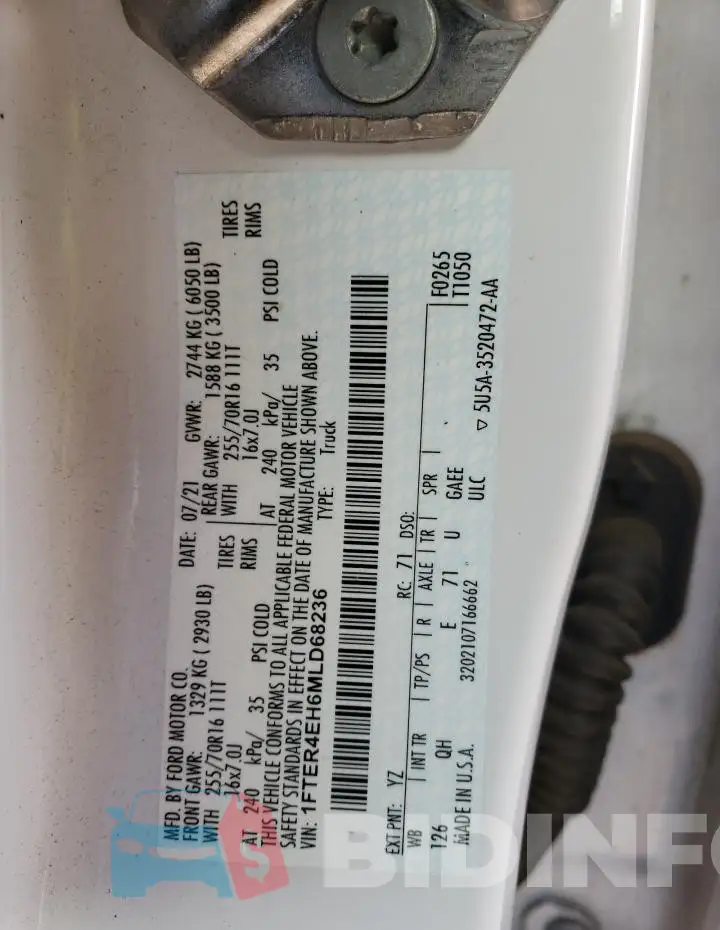 1FTER4EH6MLD68236 Photo# 12