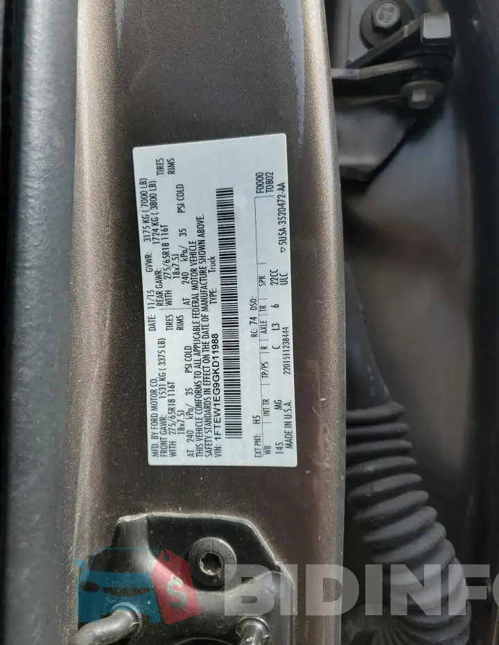 1FTEW1EG9GKD11988 Photo# 12