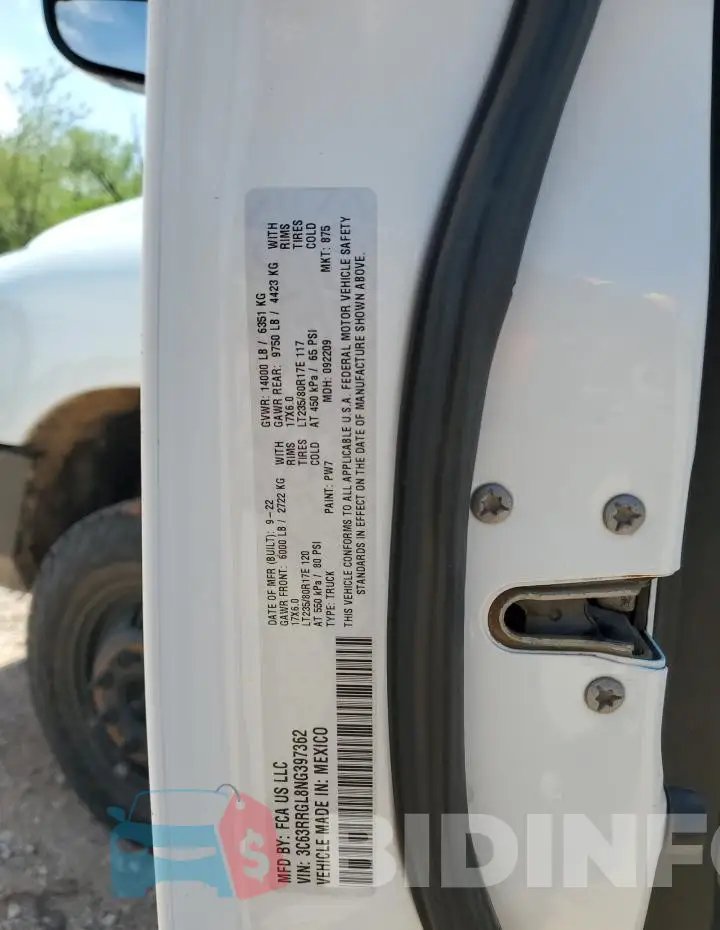 3C63RRGL8NG397362 Photo# 12