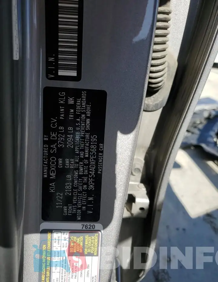 3KPF54ADXPE568195 Photo# 13