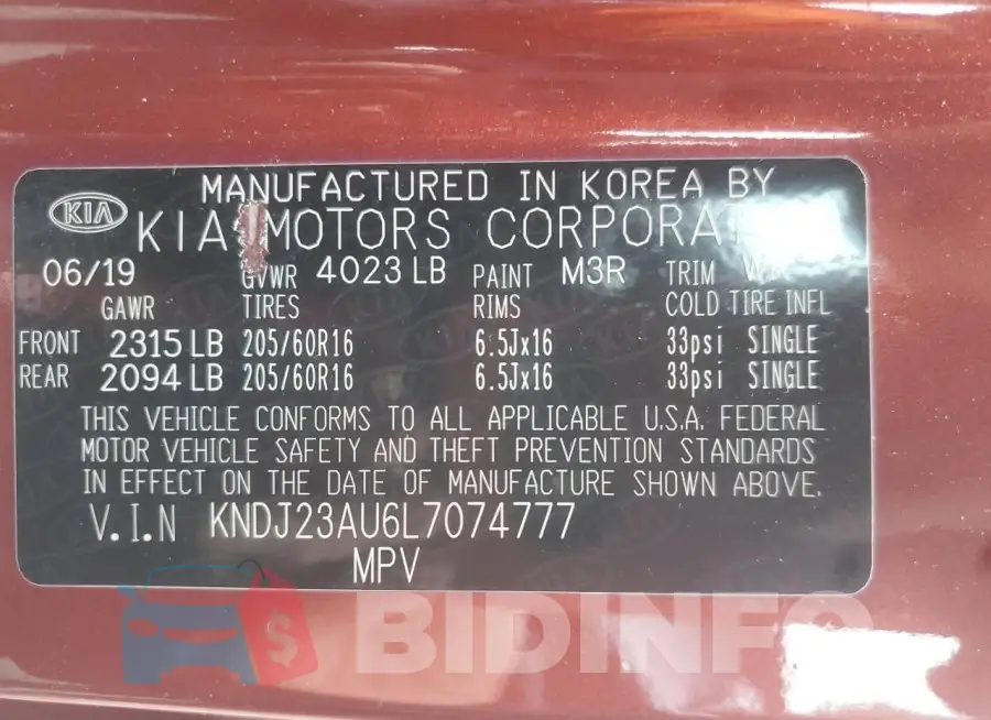 KNDJ23AU6L7074777 Photo# 13