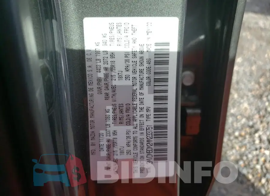 3MVDMBDM2MM233751 Photo# 13