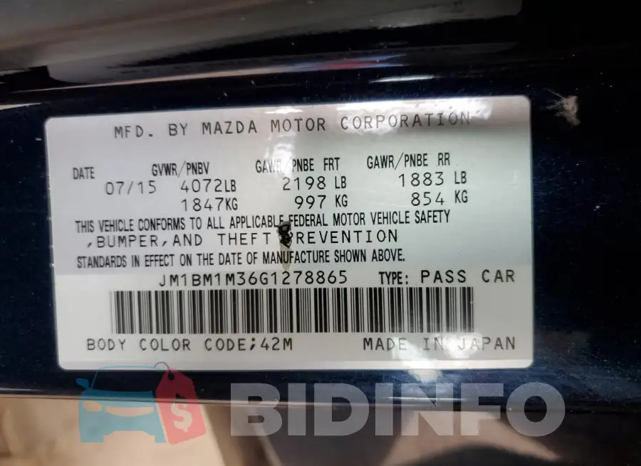 JM1BM1M36G1278865 Photo# 12