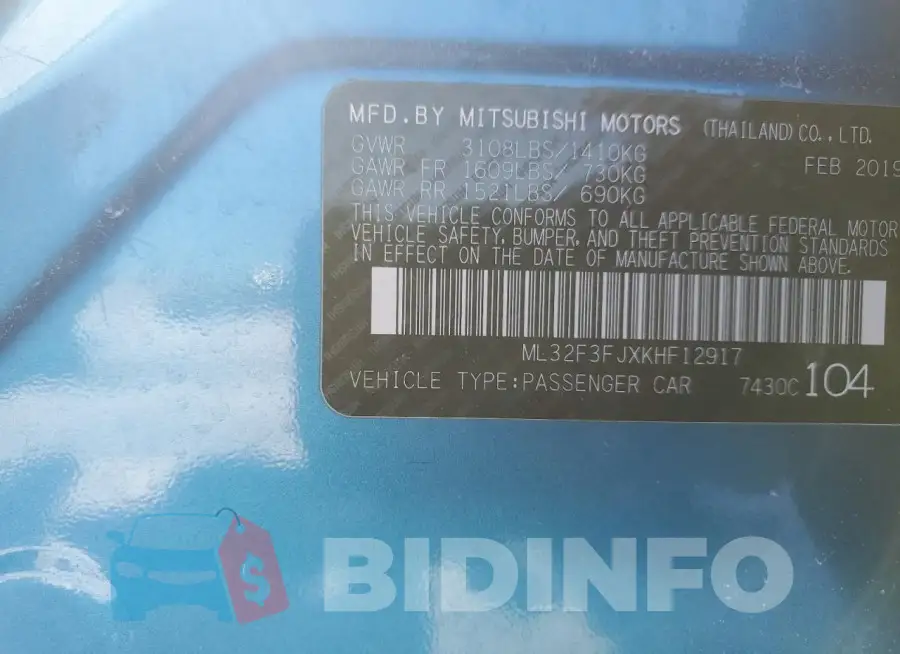 ML32F3FJXKHF12917 Photo# 12