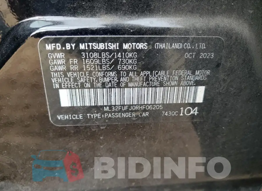 ML32FUFJ0RHF06205 Photo# 12