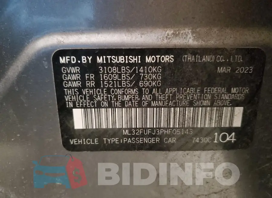 ML32FUFJ3PHF05143 Photo# 12