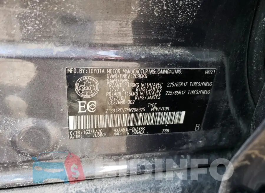 2T3B1RFV7MW208925 Photo# 14
