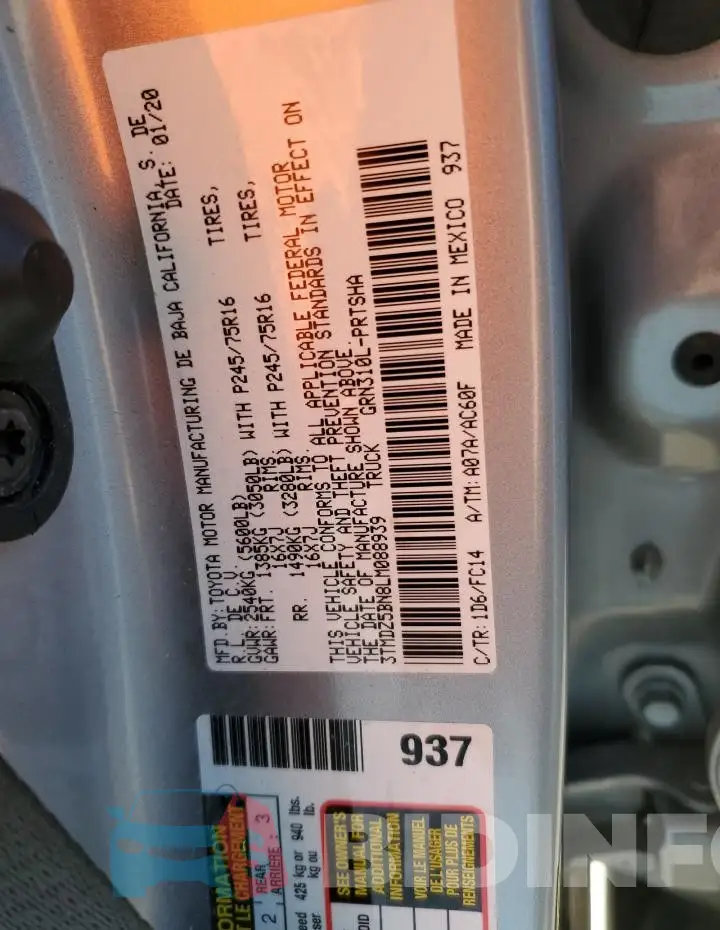 3TMDZ5BN8LM088939 Photo# 12