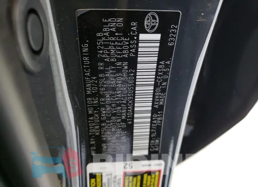 4T1DAACK9SU556042 Photo# 12