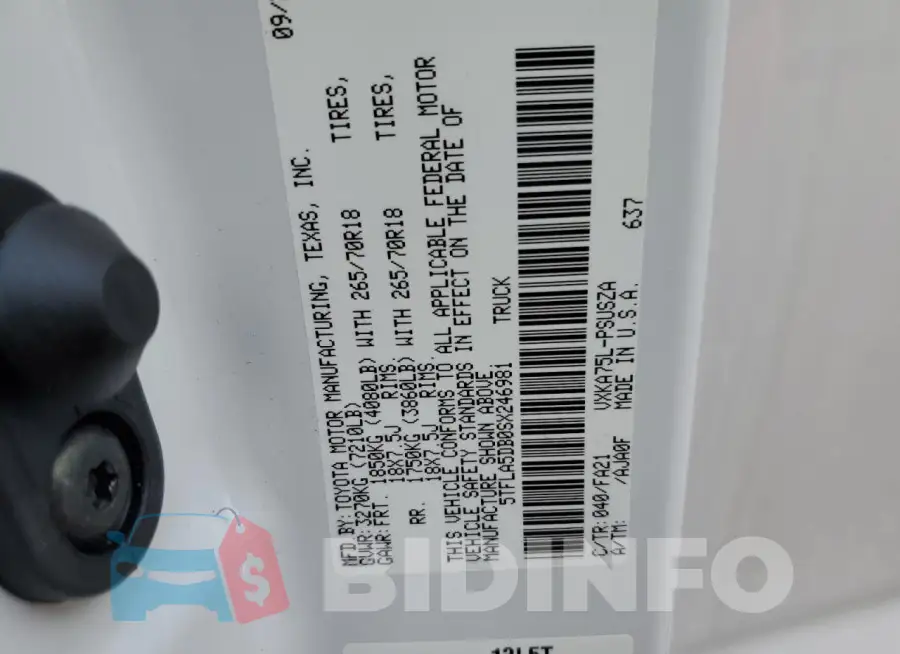 5TFLA5DB0SX246981 Photo# 13