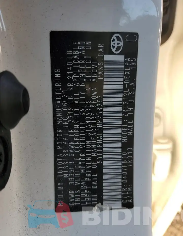 5YFEPMAE1MP258297 Photo# 12
