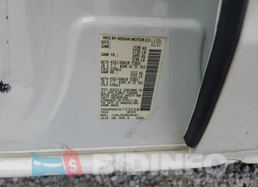 1N6AD0ER1JN723258 Photo# 12