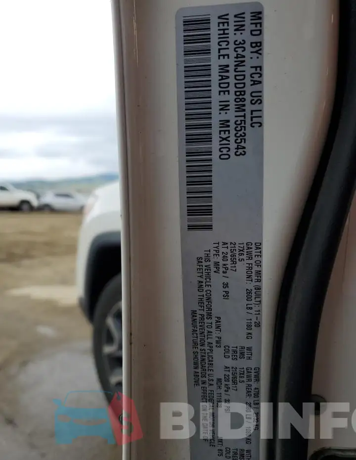 3C4NJDDB8MT553543 Photo# 13