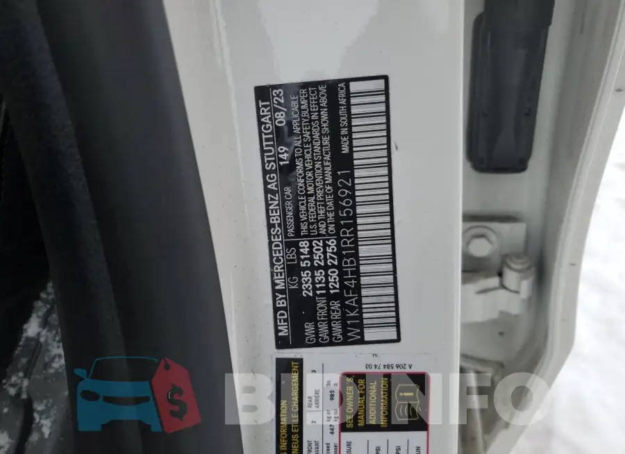 W1KAF4HB1RR156921 Photo# 12