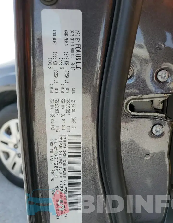 3C4PDCAB7HT504578 Photo# 13