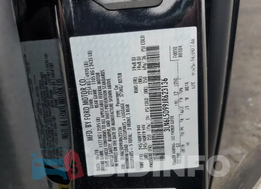 3LN6L5D99JR623136 Photo# 12