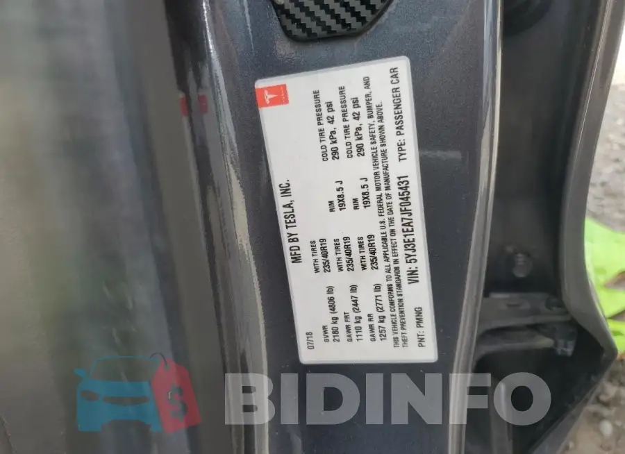 5YJ3E1EA7JF045431 Photo# 12