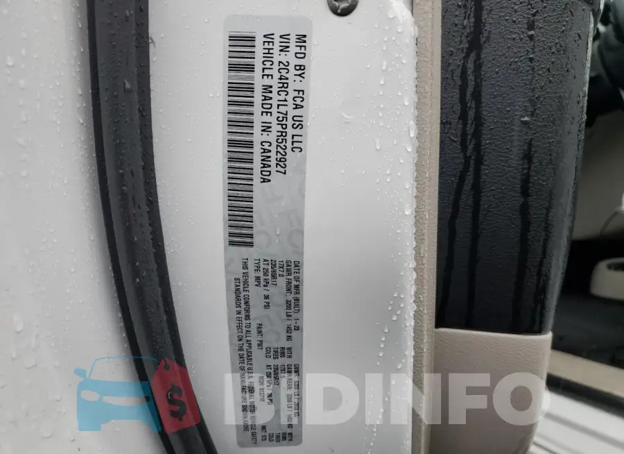 2C4RC1L75PR522927 Photo# 13