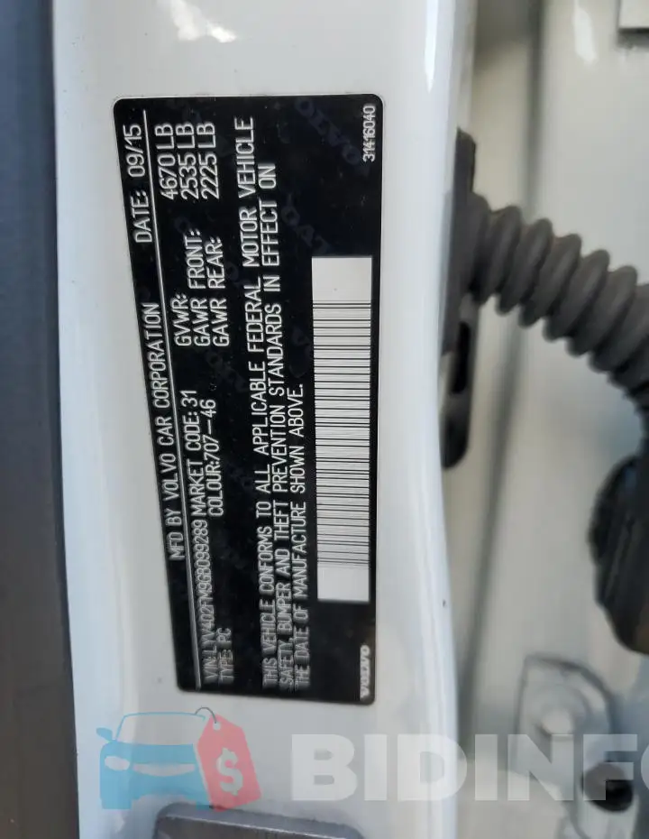 LYV402FM9GB099289 Photo# 13