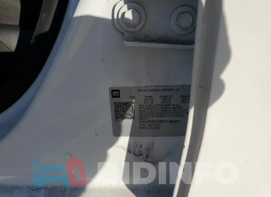 1G1ZD5ST2PF148585 Photo# 13