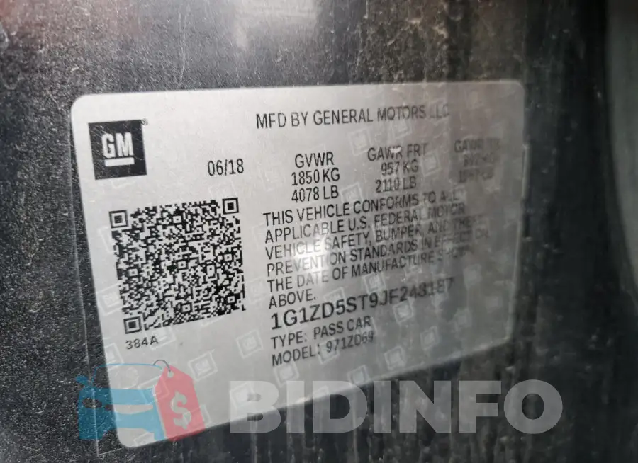 1G1ZD5ST9JF248187 Photo# 13 1G1ZD5ST9JF248187 Photo# 13
