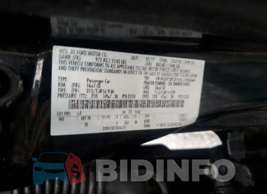 1FADP3F21HL249544 Photo# 12