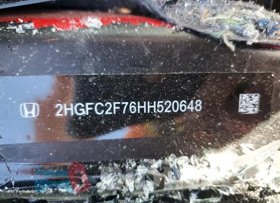 2HGFC2F76HH520648 Photo# 13