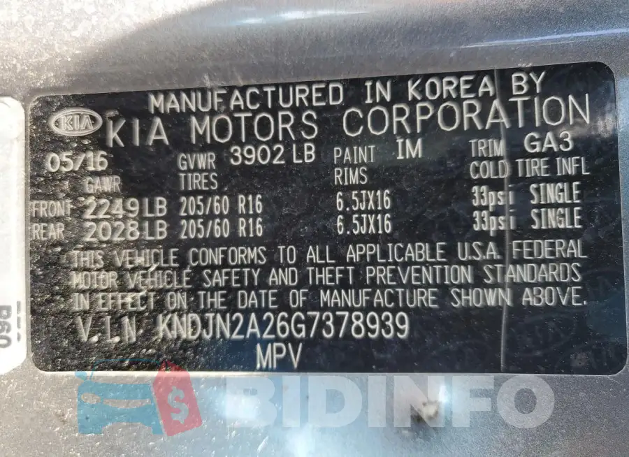 KNDJN2A26G7378939 Photo# 13