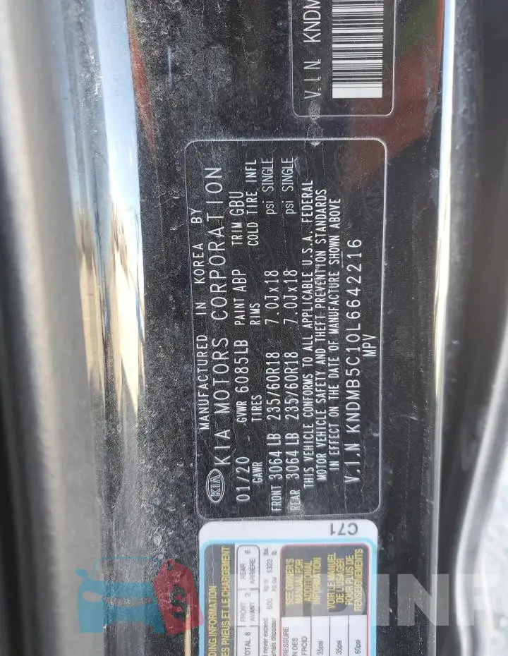 KNDMB5C10L6642216 Photo# 13