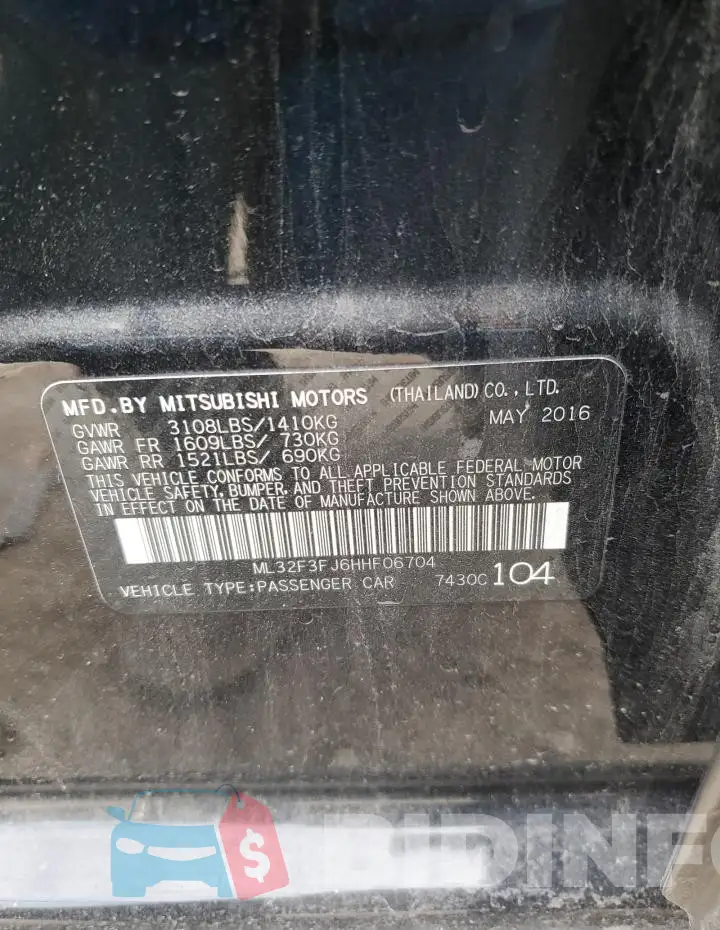 ML32F3FJ6HHF06704 Photo# 13