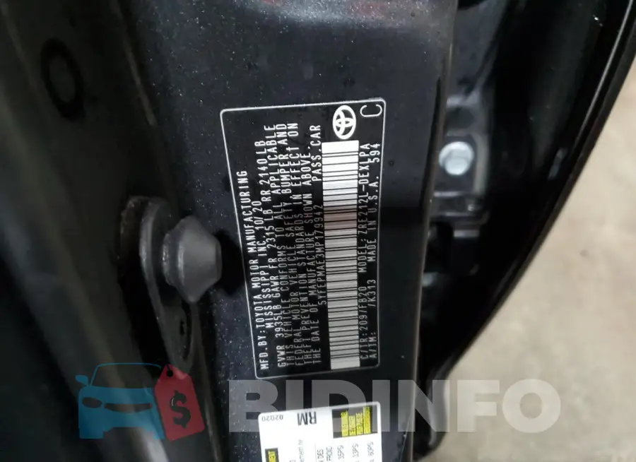 5YFEPMAE3MP179942 Photo# 12