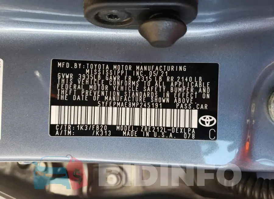 5YFEPMAE8MP245191 Photo# 12