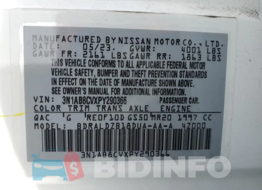 3N1AB8CVXPY290366 Photo# 12