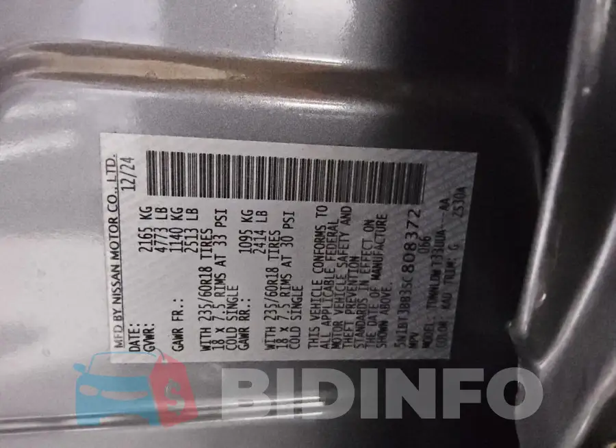 5N1BT3BB3SC808372 Photo# 14