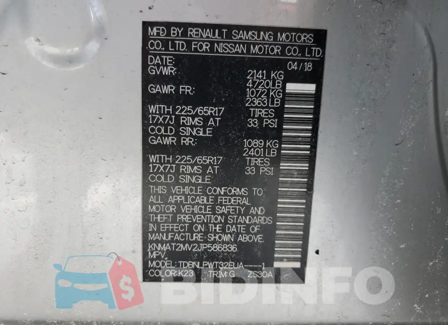 KNMAT2MV2JP586836 Photo# 13