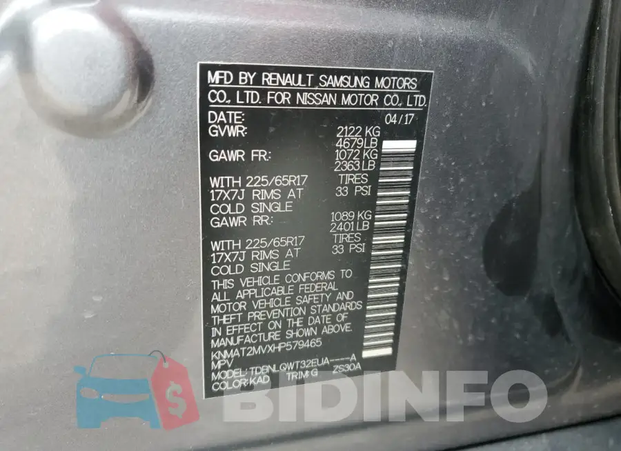 KNMAT2MVXHP579465 Photo# 12