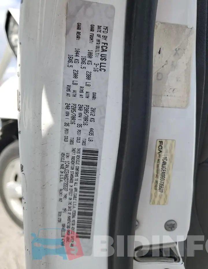 1C4NJCEA0GD735537 Photo# 14