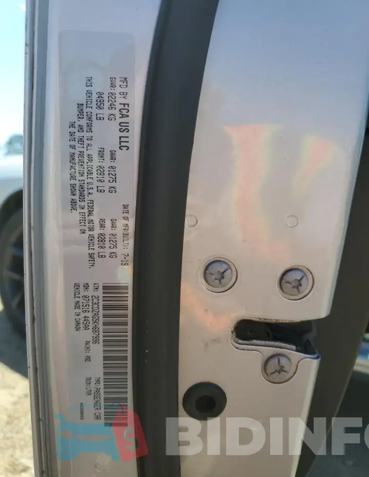 2C3CDZAG5KH687996 Photo# 12