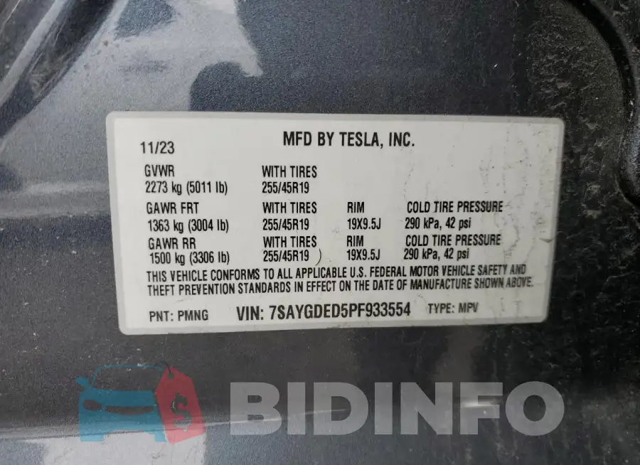 7SAYGDED5PF933554 Photo# 12